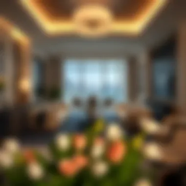 Luxurious interior of a Marina Suite