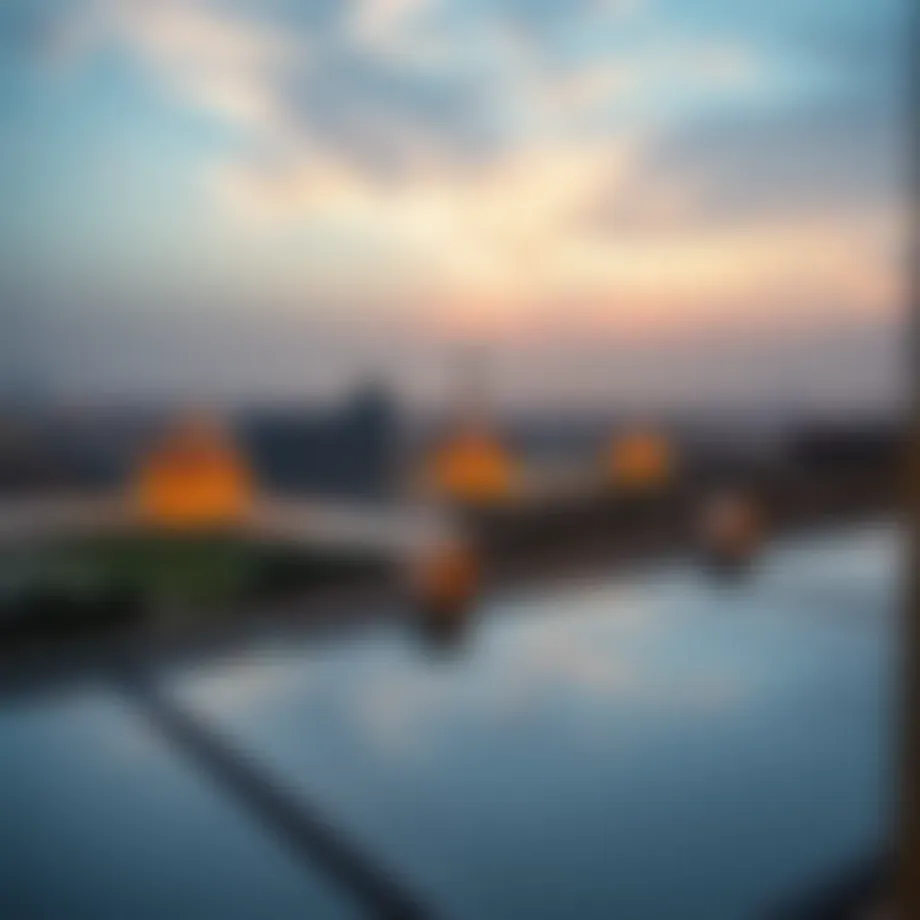 Stunning skyline view of Masaken Al Muraqqabat