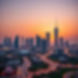 Stunning view of the Mirdif 35 skyline