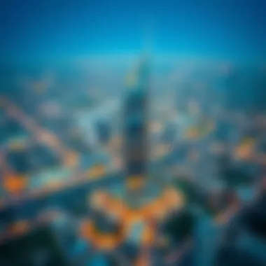 Aerial view of Dubai's Al Nahda area highlighting Nasmah Tower's location