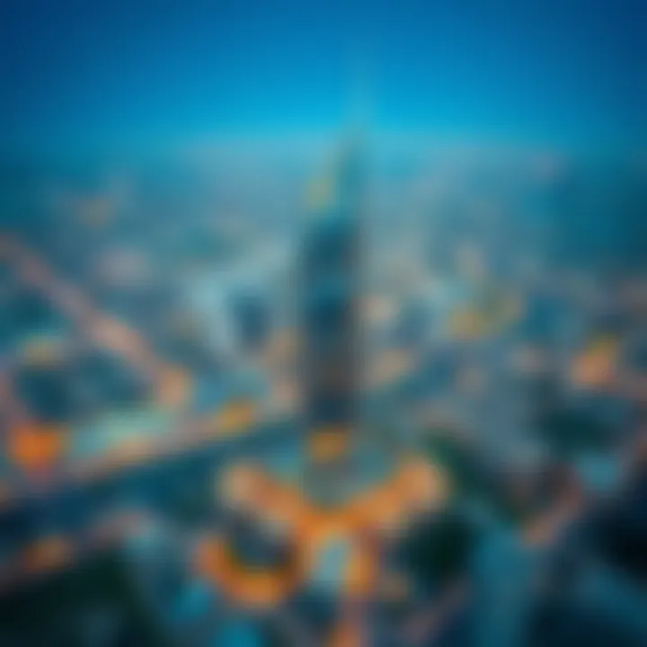 Aerial view of Dubai's Al Nahda area highlighting Nasmah Tower's location