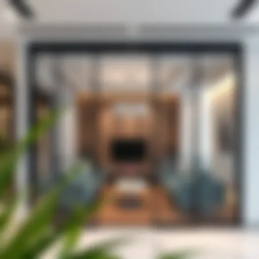 Elegant partition room showcasing modern design in Business Bay