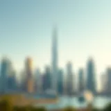 A stunning skyline of Dubai featuring modern skyscrapers