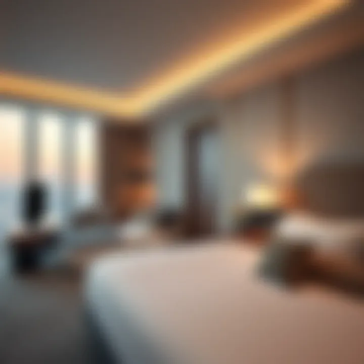 Elegance and Comfort in Guest Rooms Modern guest room showcasing elegance and comfort