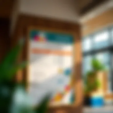 Curriculum highlights displayed on a board in Raffles Nursery