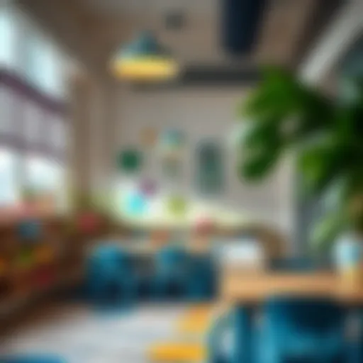 Interior of Raffles Nursery showcasing a vibrant learning environment