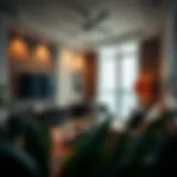 Modern room interior with stylish decor in Al Barsha 1