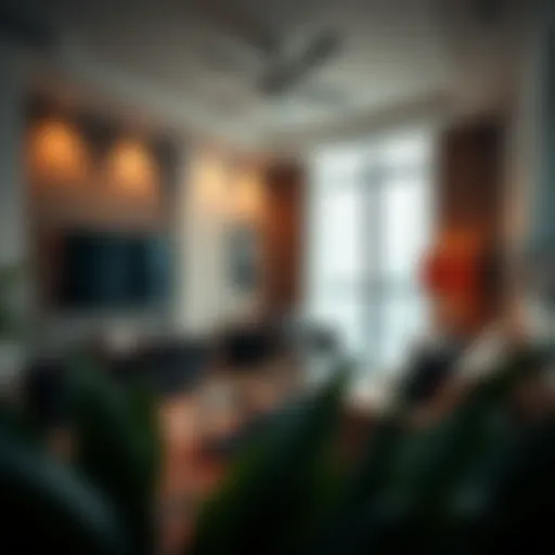 Modern room interior with stylish decor in Al Barsha 1