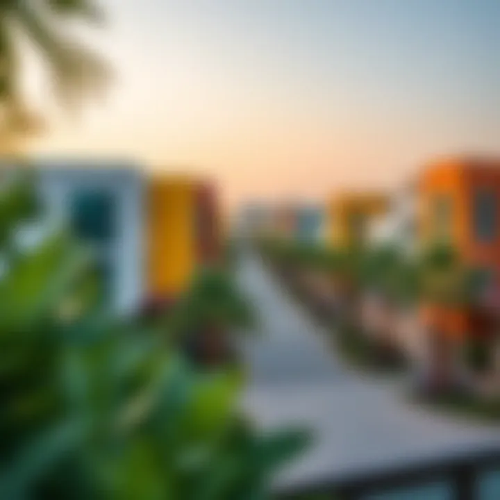 Vibrant neighborhood view showcasing Al Barsha 1 lifestyle