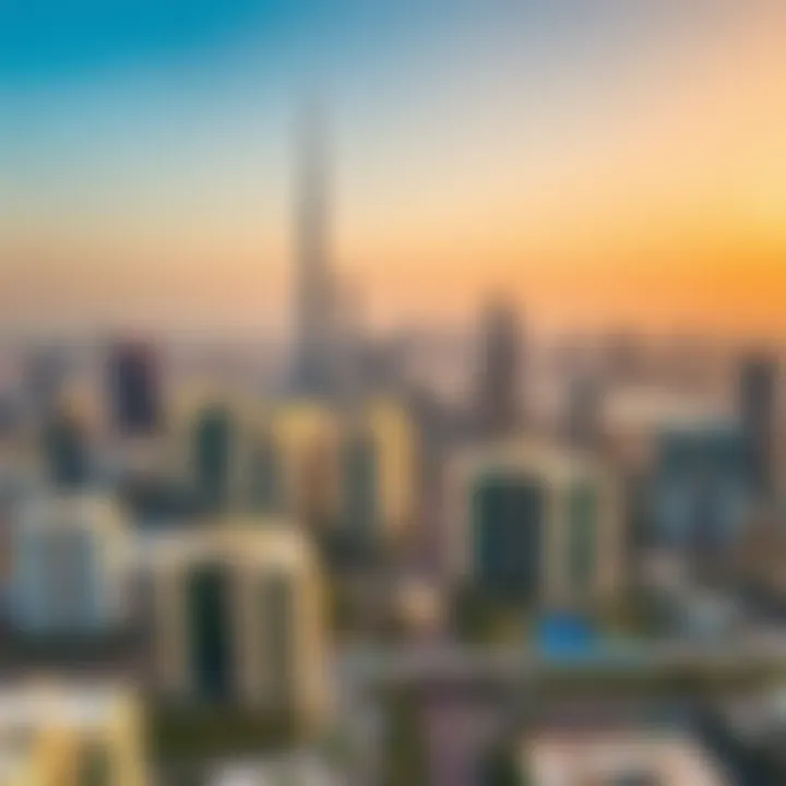 Sobha Projects Transforming Dubai's Skyline Aerial view of Sobha projects enhancing Dubai's skyline