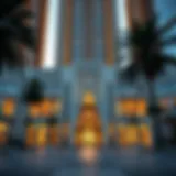 Architectural Marvel of Al Qasimia Building Stunning facade of Al Qasimia Building showcasing modern architecture