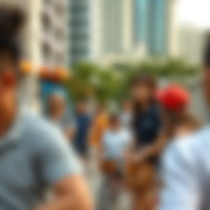 Vibrant community lifestyle around Bay Central Tower