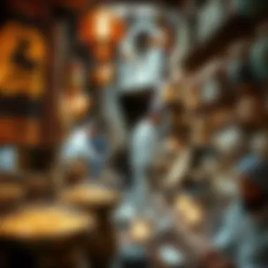 Artisanal Treasures in Hidden Souks Artisans crafting unique goods in a lesser-known souk