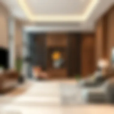 Luxury Interiors of Damac Office Spaces Interior view of a luxurious Damac office space