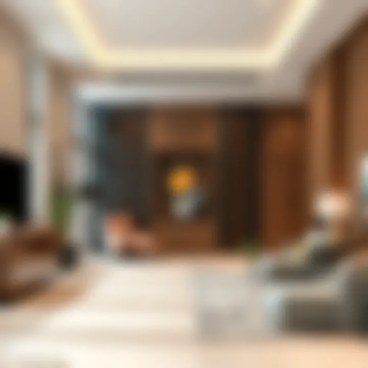 Luxury Interiors of Damac Office Spaces Interior view of a luxurious Damac office space