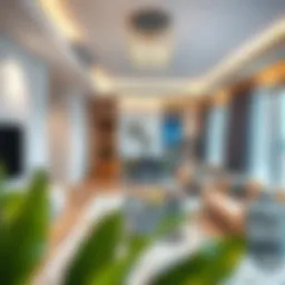 Modern flat interior in Al Qusais