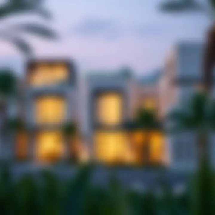 Innovative Real Estate Designs in Dubai's Suburbs Modern architectural designs representing real estate opportunities in Dubai