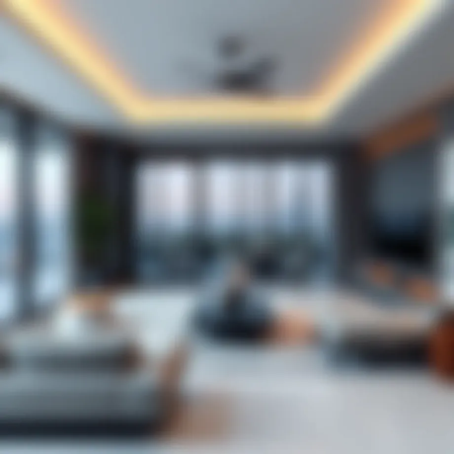 Stunning modern apartment interior in Dubai showcasing innovative design