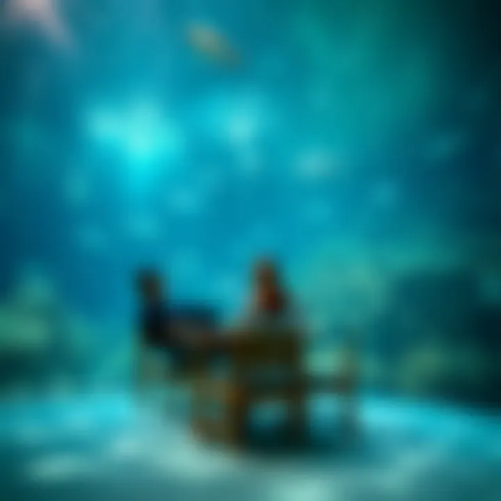 Educational session about marine conservation efforts