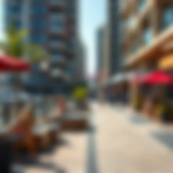 Vibrant community atmosphere around The Waves
