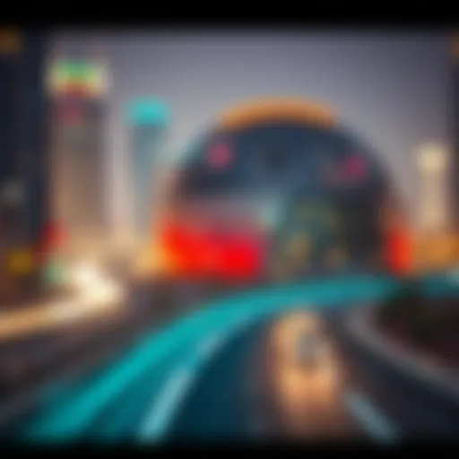 Exploring the Worlds of Adventure along Sheikh Mohammed bin Zayed Road in Dubai Introduction