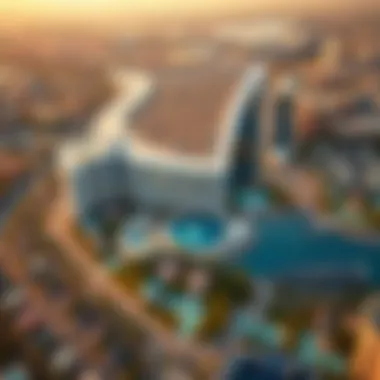 Aerial view showcasing Vela's location in Dubai