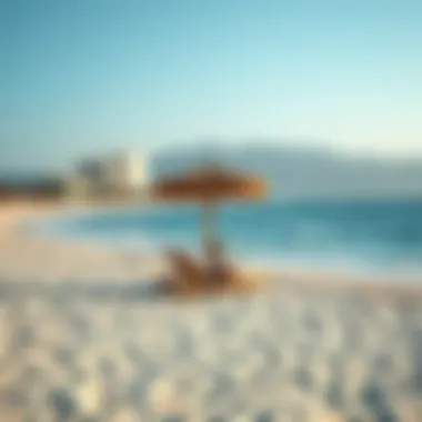 Relaxation on Qatar's Beaches Scenic beach in Qatar inviting tourists for relaxation