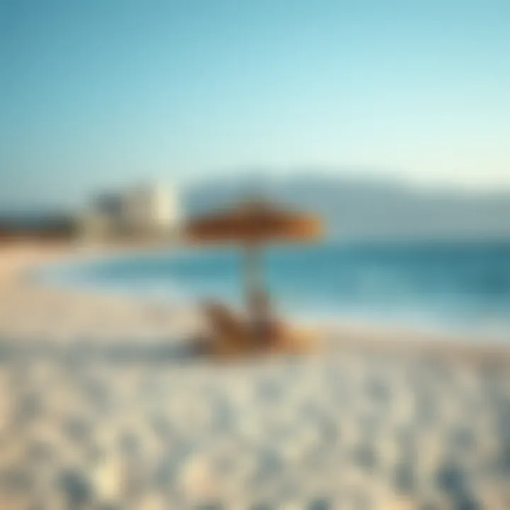 Relaxation on Qatar's Beaches Scenic beach in Qatar inviting tourists for relaxation