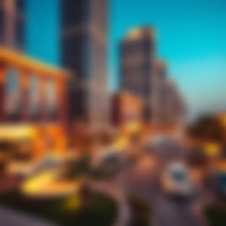 Panoramic view of Ghoroob Mirdif showcasing its architectural elegance