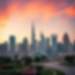Dubai skyline showcasing modern architecture and real estate potential