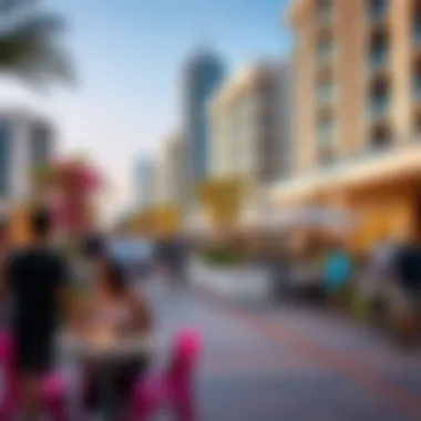 Vibrant community atmosphere at Jumeirah Beach Residence