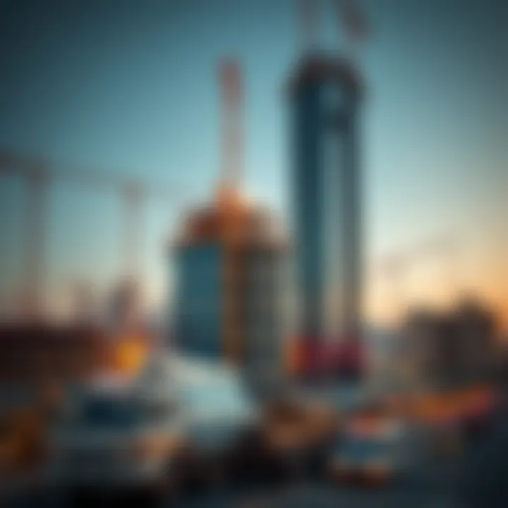 Advanced Building Technologies in UAE Construction site highlighting advanced building technologies