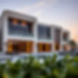 Stunning exterior view of Liwa Residence showcasing modern architecture