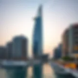 Stunning view of Marina Pinnacle's architectural design