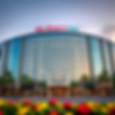 Stunning exterior view of Max Mushrif Mall showcasing its modern architecture