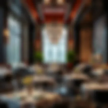 An ambiance of a Michelin-starred restaurant exuding sophistication and elegance