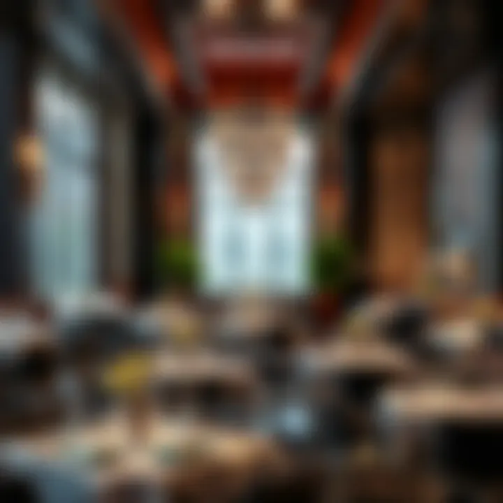An ambiance of a Michelin-starred restaurant exuding sophistication and elegance