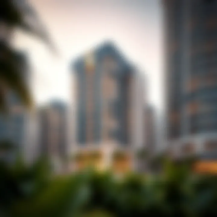 Stunning exterior view of No.9 Dubai Marina showcasing modern architecture