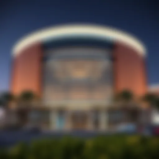 Architectural view of Oryx World Business Centre showcasing its modern facade