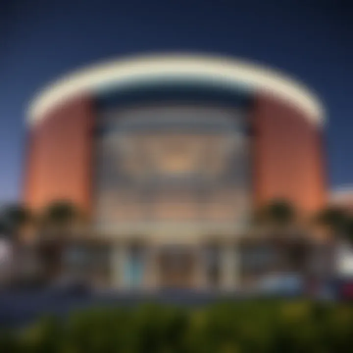 Architectural view of Oryx World Business Centre showcasing its modern facade