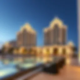 Stunning view of Palace Residences