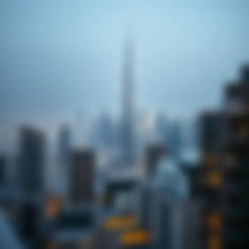 Stunning skyline view of Dubai showcasing modern architecture