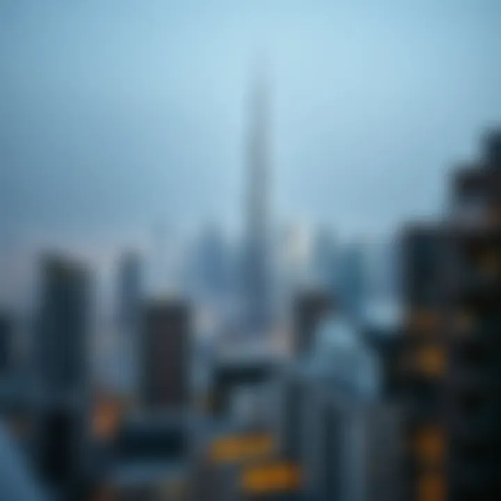 Stunning skyline view of Dubai showcasing modern architecture