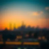 A serene sunset over the UAE skyline during Ramadan