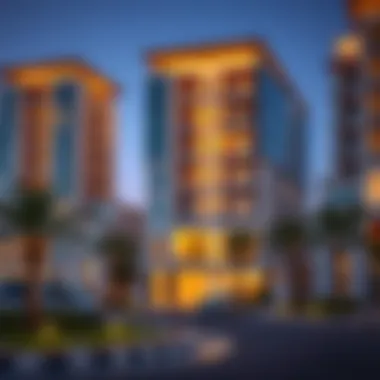 Residential Architecture in Rashidiya Modern residential buildings highlighting the architectural diversity in Rashidiya