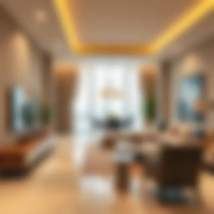 Luxurious apartment interiors in Sedar highlighting contemporary design