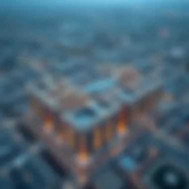 Aerial view of a major Shapoorji Pallonji project in Dubai
