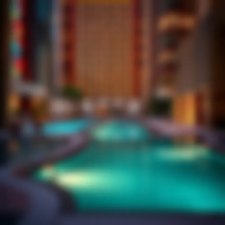 State-of-the-art amenities at the Sheraton Hotel including pool and spa