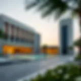 Luxurious exterior view of SLS Dubai Hotel & Residences showcasing modern architecture