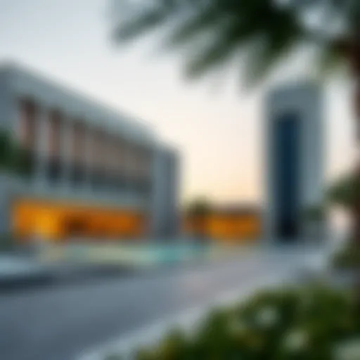 Luxurious exterior view of SLS Dubai Hotel & Residences showcasing modern architecture